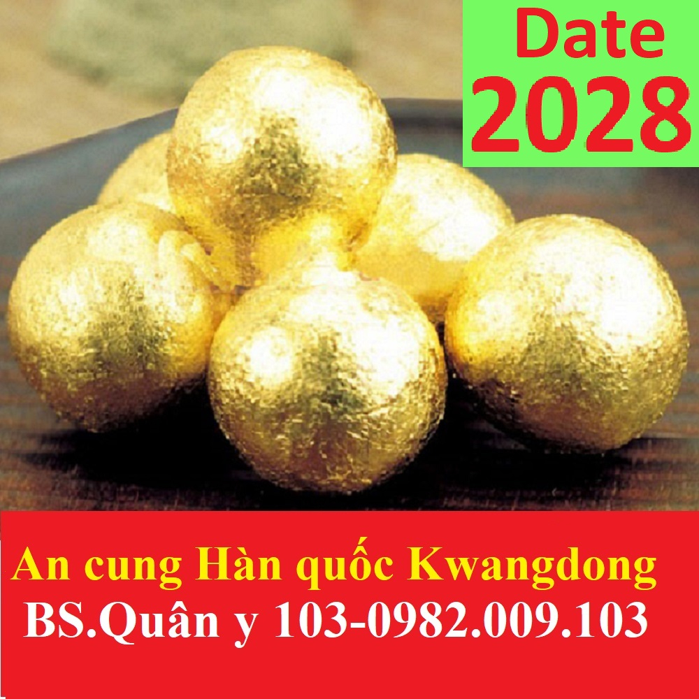 An Cung Ngưu Hoàng Hoàn Hàn Quốc Kwangdong Tổ Kén/Yến hộp 10 viên date 2027
