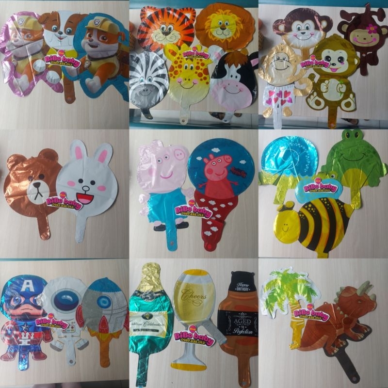 Bóng hình con vật mini kèm que làm quà tặng cho bé - BiBo baby