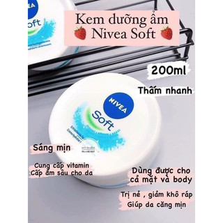 KEM DƯỠNG DA NIVEA SOFT 200ML
