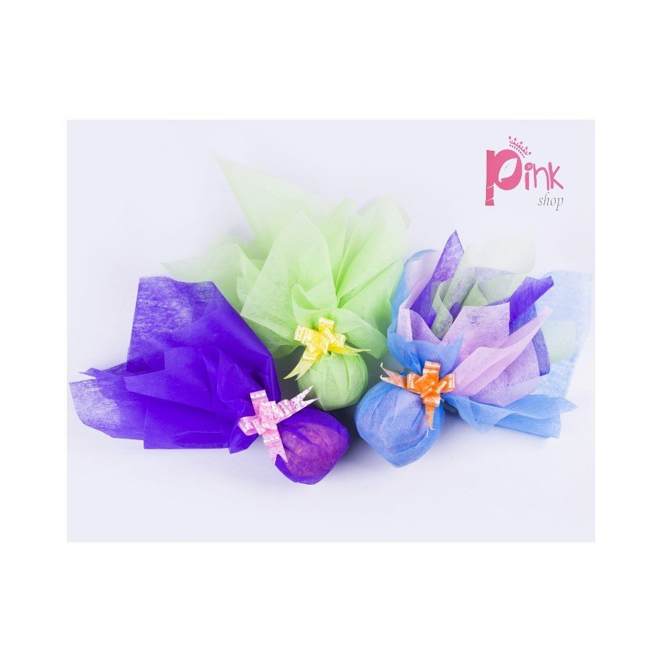30 Tờ Giấy Mếch Gói Hoa Mềm Mại Làm Lớp Lót Bó Hoa Tháp Bánh Oản 18 màu 50x50cm - PK0054