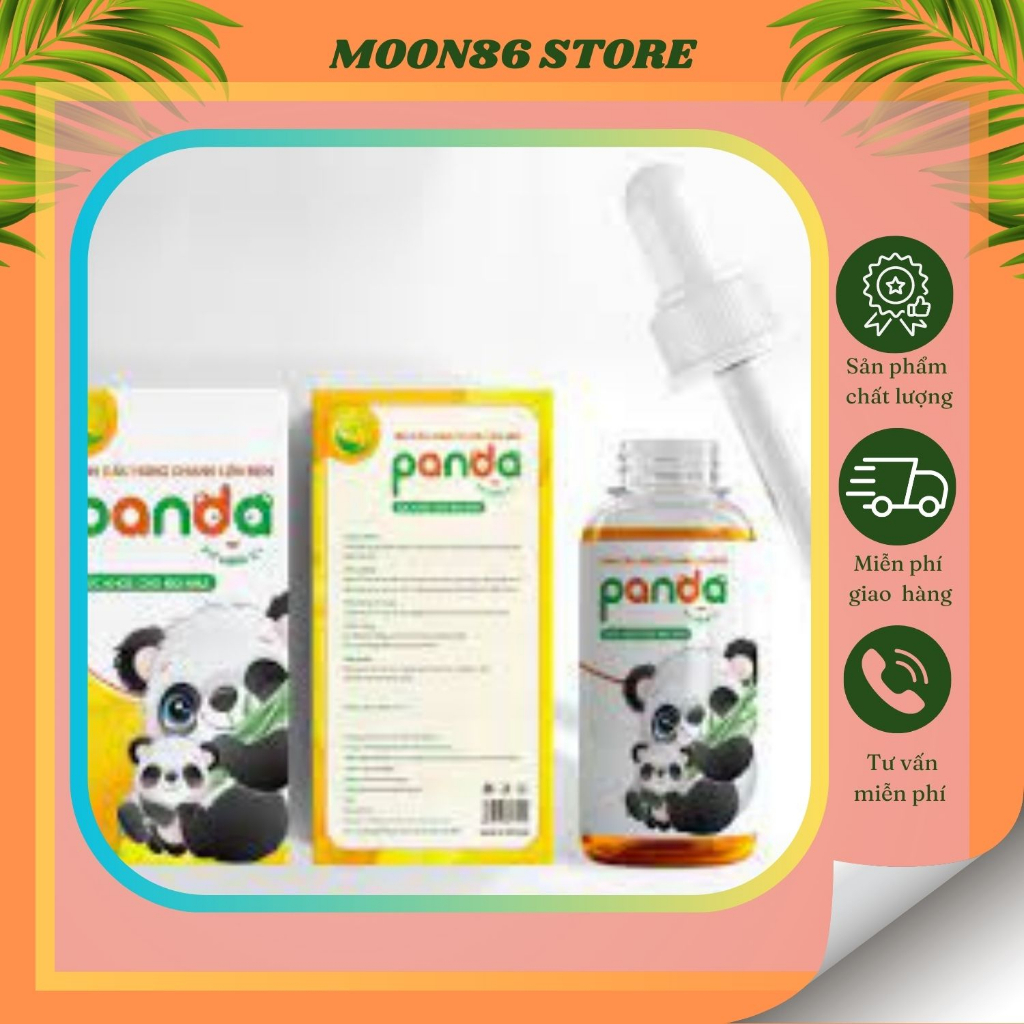 Tinh Dầu Húng Chanh Lên Men Panda Thanh Mộc Hương 30ml, Giảm Ho, Sổ Mũi, Nâng Cao Đề Kháng...Moon STORE86