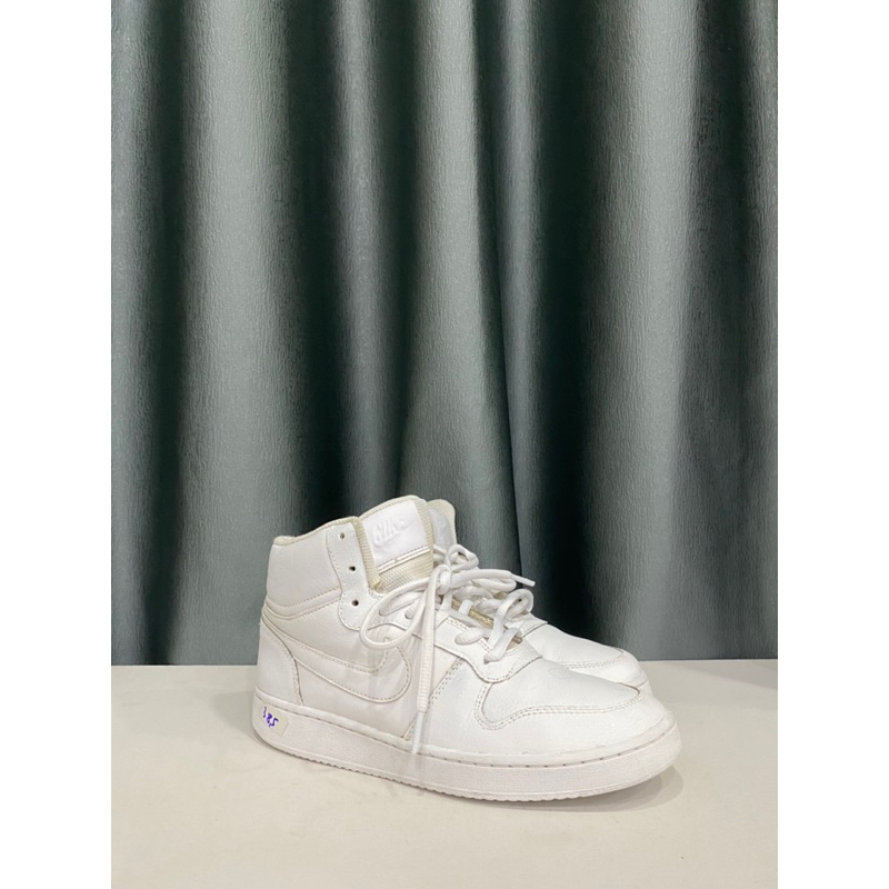 Giày si hiệu NI.KE Court Royale & NI.KE Ebernon All White