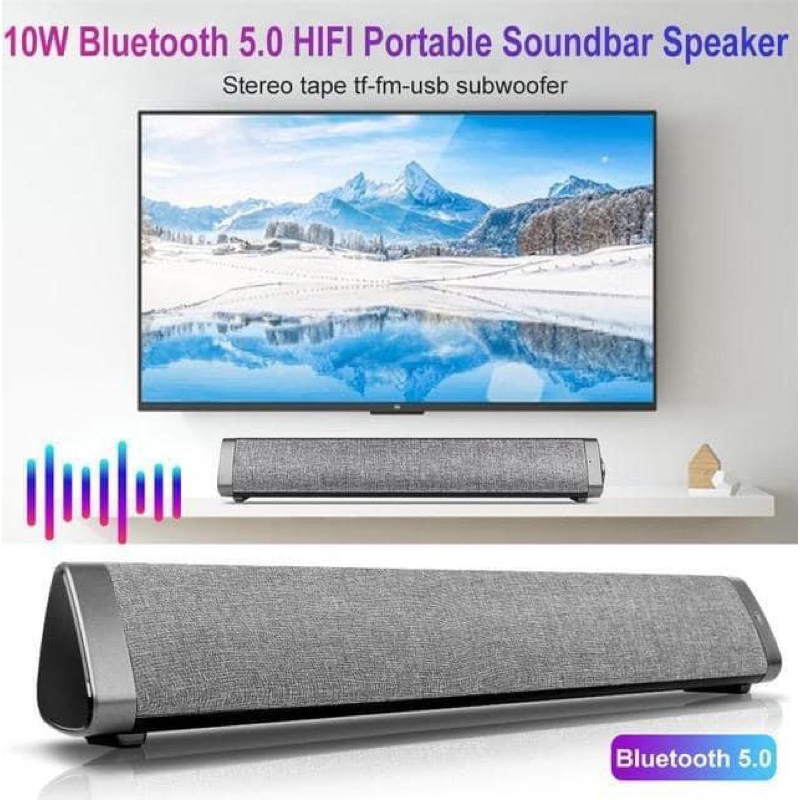 Loa bluetooth Soudbar chính hãng LP1811, Có điều khiển Bass mạnh, công suất 10W siêu trầm, âm thanh vòm, thiết kế đẹp