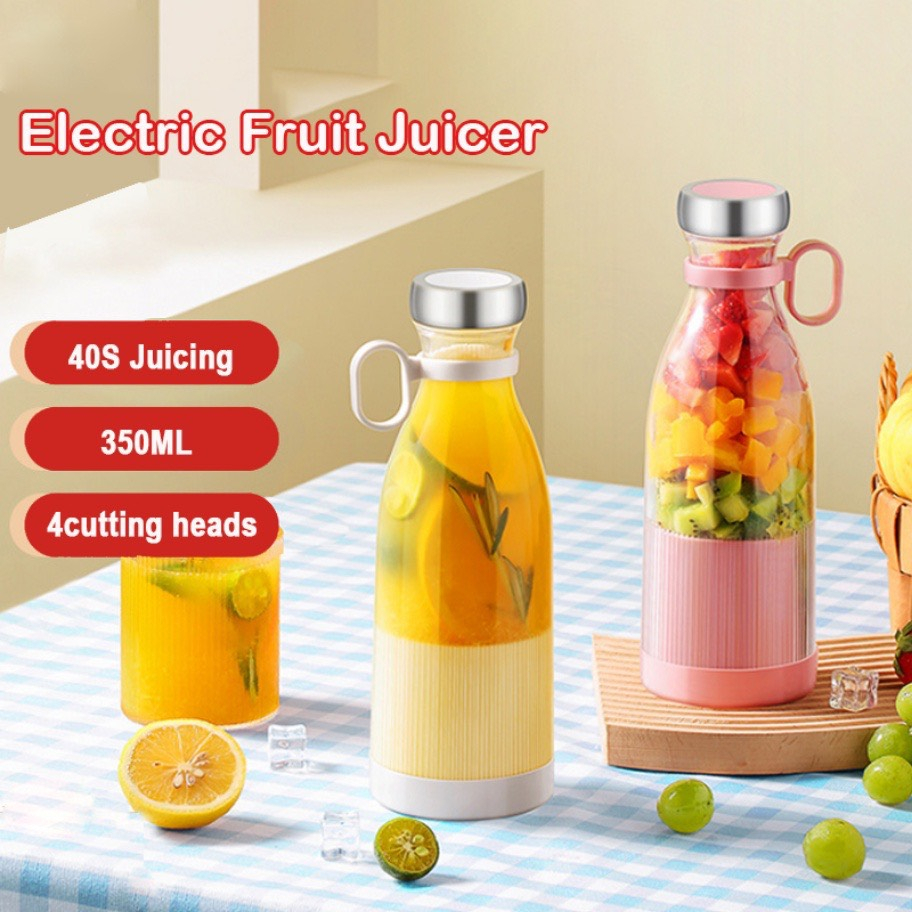 Máy Xay Sinh Tố Cầm Tay Mini Fresh Juice Đa Năng Máy Xay Hoa Quả Mini Cầm Tay Đế Sạc Không Dây Usb