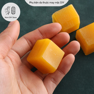 Sáp Ong Tự Nhiên Đánh Cạnh Da Chuốt Chỉ Bôi Trơn Mũi Đục Khóa Kéo Dụng Cụ Làm Đồ Da Handmade DIY