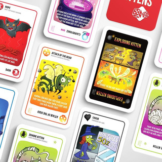 [Việt hóa NSFW 16+] Mèo Nổ hộp cứng Đen TOP BOARDGAME - Exploding Kittens Board Game 16+