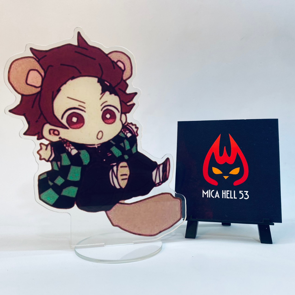 Standee Mica 15cm Tượng Mica Kimetsu No Yaiba Standee Acrylic Anime Manga Demon Slayer Thanh Gươm Diệt Quỷ Set Động Vật
