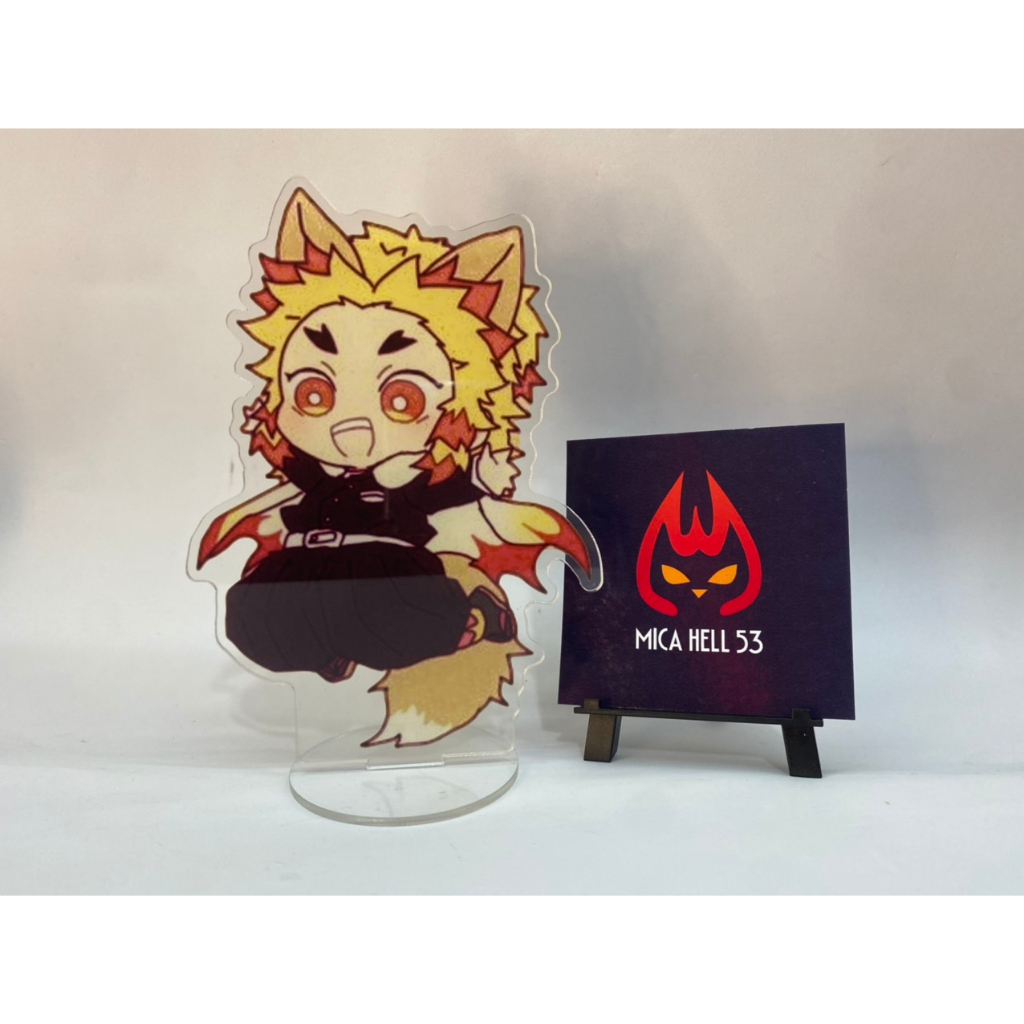 Standee Mica 15cm Tượng Mica Kimetsu No Yaiba Standee Acrylic Anime Manga Demon Slayer Thanh Gươm Diệt Quỷ Set Động Vật