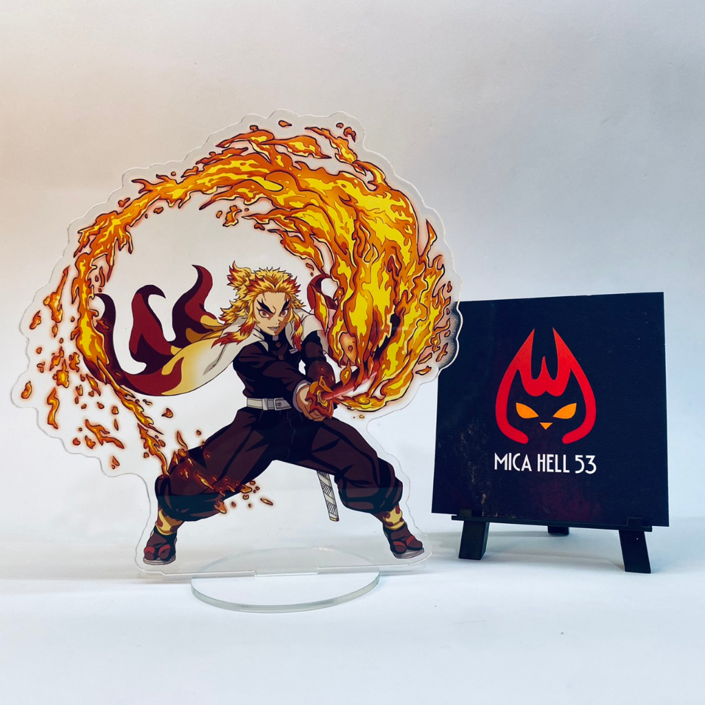 Standee Mica 15cm Tượng Mica Anime Kimetsu No Yaiba Standee Acrylic Anime Manga Demon Slayer Thanh Gươm Diệt Quỷ