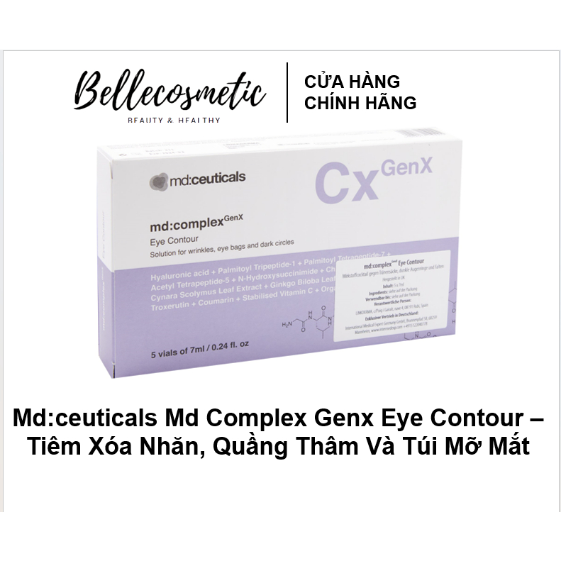 [sỉ/spa ib] [Hàng công ty] Hoạt chất Md:ceuticals Md Complex Genx Eye Contour – Xóa Nhăn, Quầng Thâm Và Túi Mỡ Mắt