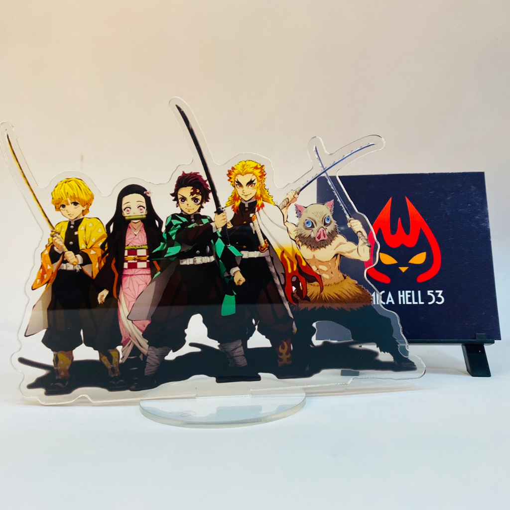 Standee Mica 15cm Tượng Mica Anime Kimetsu No Yaiba Standee Acrylic Anime Manga Demon Slayer Thanh Gươm Diệt Quỷ