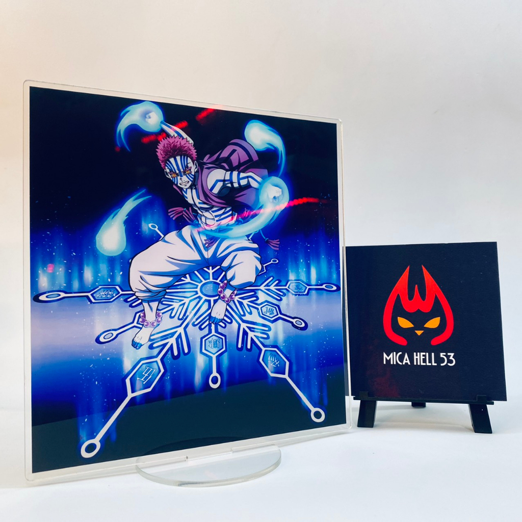 Standee Mica 15cm Tượng Mica Kimetsu No Yaiba Standee Acrylic Anime Manga Demon Slayer Thanh Gươm Diệt Quỷ Set Khung SD1