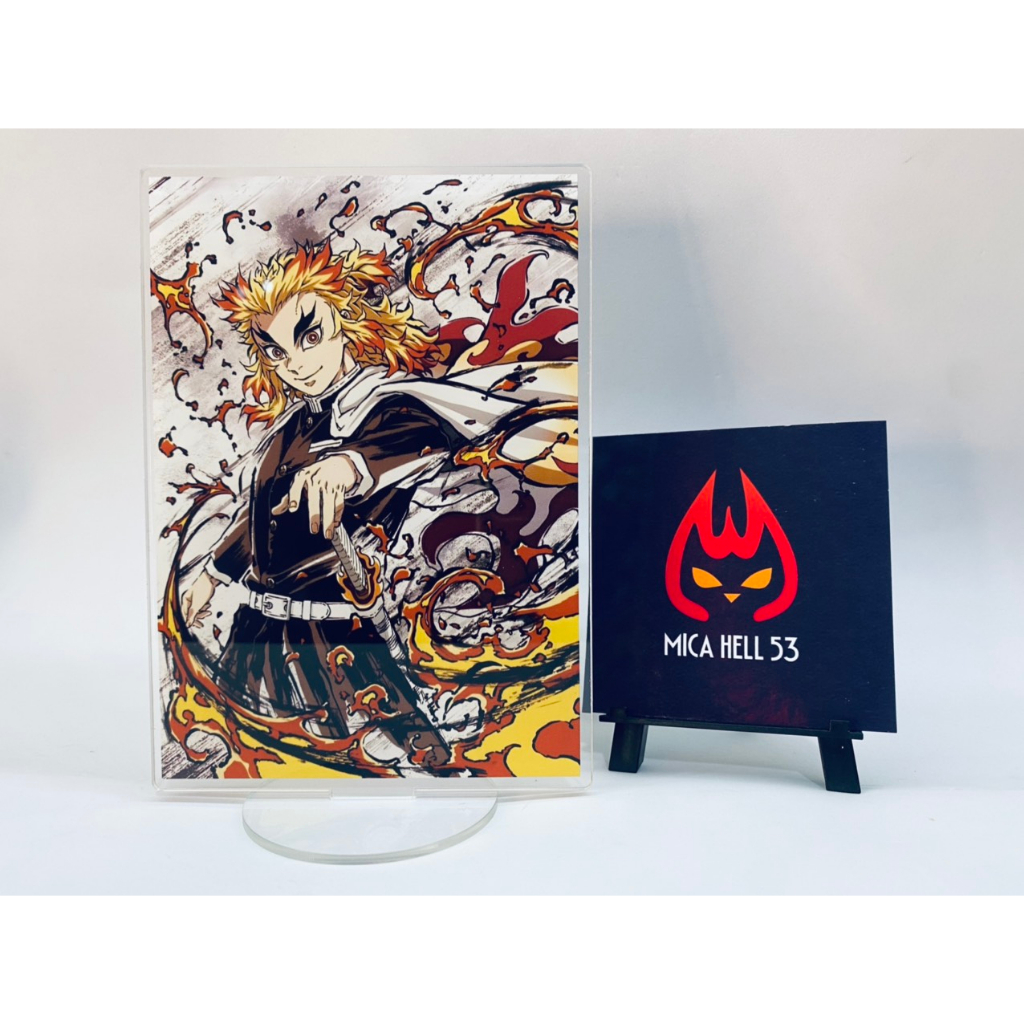 Standee Mica 15cm Tượng Mica Kimetsu No Yaiba Standee Acrylic Anime Manga Demon Slayer Thanh Gươm Diệt Quỷ Set Khung SD1
