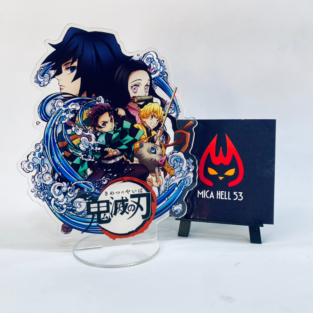 Standee Mica 15cm Tượng Mica Anime Kimetsu No Yaiba Standee Acrylic Anime Manga Demon Slayer Thanh Gươm Diệt Quỷ