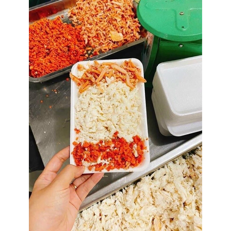 Thịt ghẹ bóc sẵn loại 1 ko pha 250gr