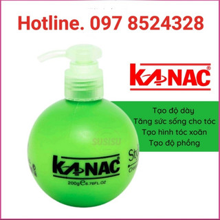 Wax tạo kiểu tóc kanac - 200g. styling wax kanac - 200ml. wax tạo kiểu, tạo lọn dùng cho tóc uốn xoăn