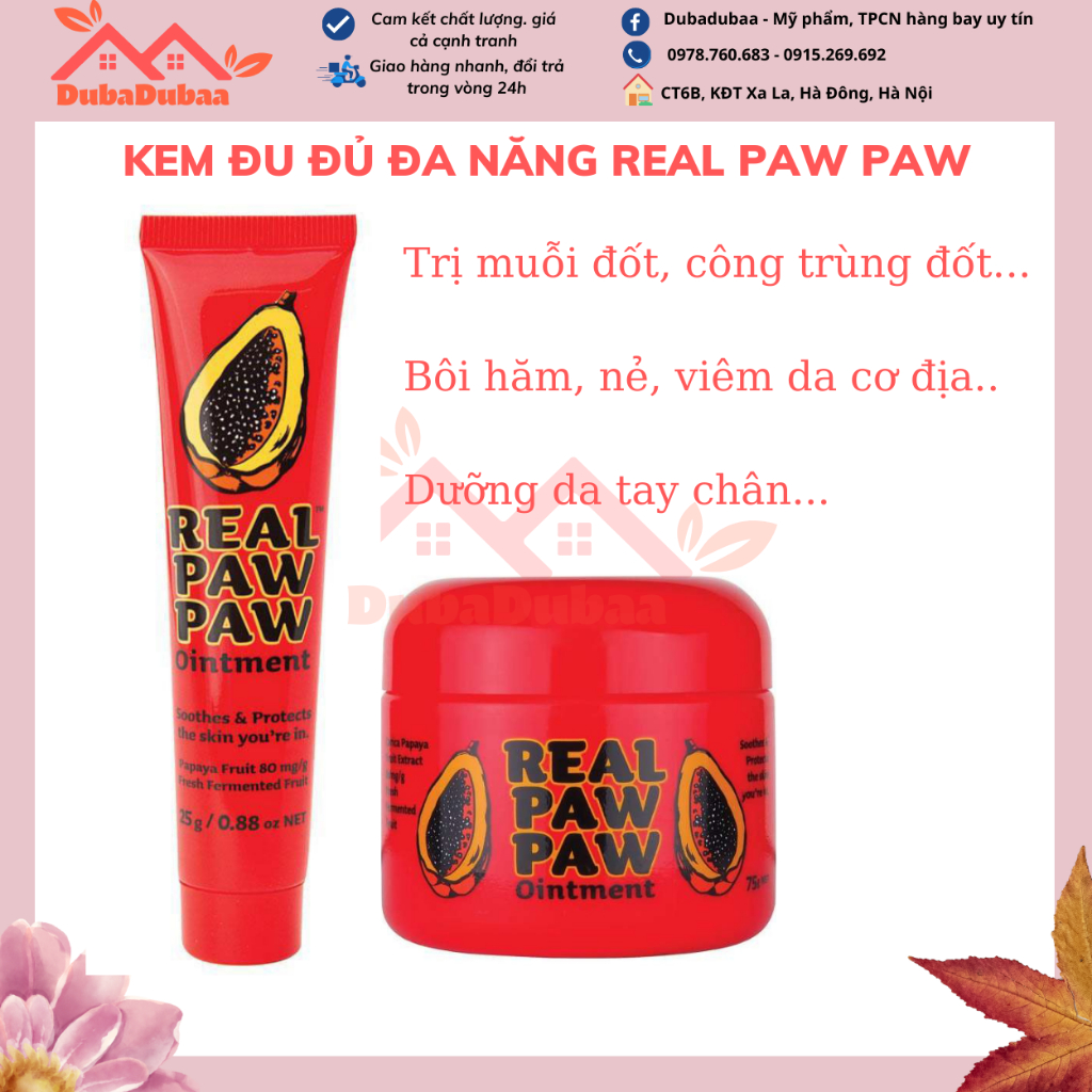 Kem bôi đa năng đu đủ REAL Pawpaw Ointment (Paw Paw)