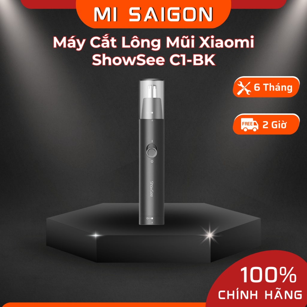 Máy Cắt Lông Mũi Xiaomi ShowSee C1-BK - Hàng Chính Hãng