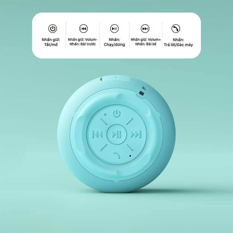 Loa Bluetooth Loa Mini Loa Chống Nước Remax RB M15 Công Suất 3W Hàng Chính Hãng