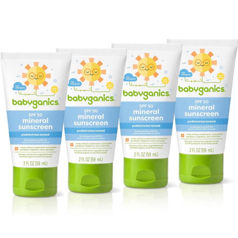 Kem chống nắng Babyganics SPF50 cho bé từ 6 tháng tuổi 59ml USA