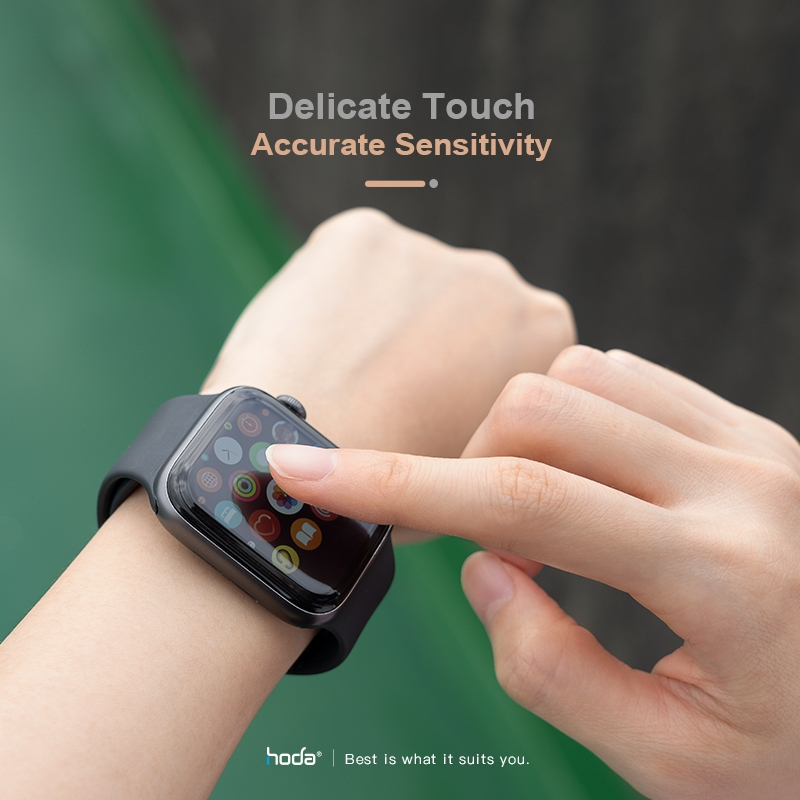Kính cường lực HODA bảo vệ màn hình cho đồng hồ Apple Watch kích thước 40/41/44/45mm
