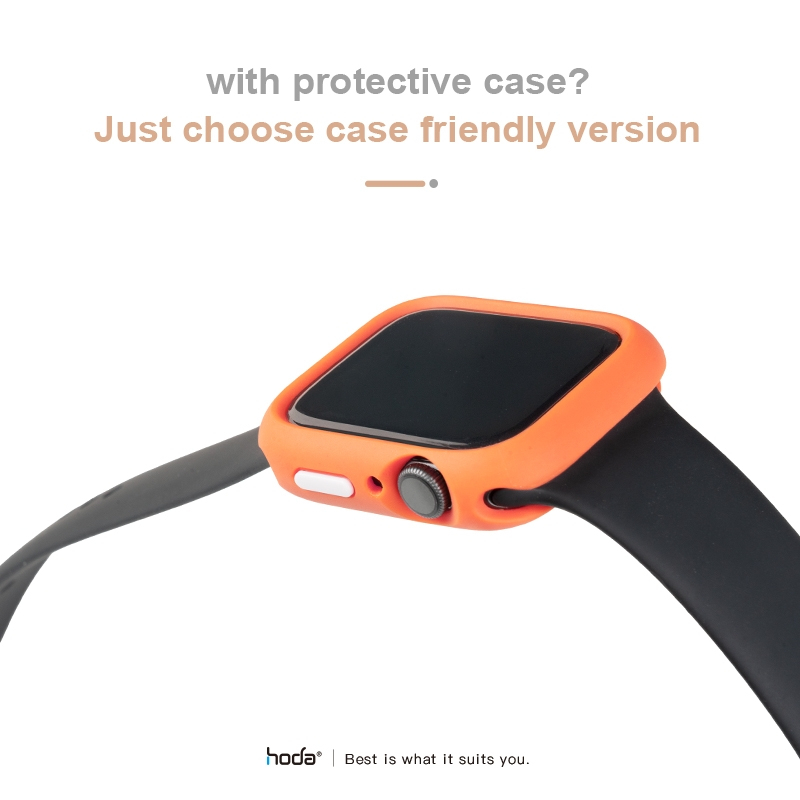 Kính cường lực HODA bảo vệ màn hình cho đồng hồ Apple Watch kích thước 40/41/44/45mm