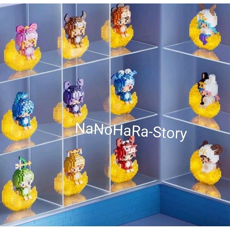 Xả kho Bộ mô hình lắp ráp Lego 12 cung hoàng đạo có led cho bé