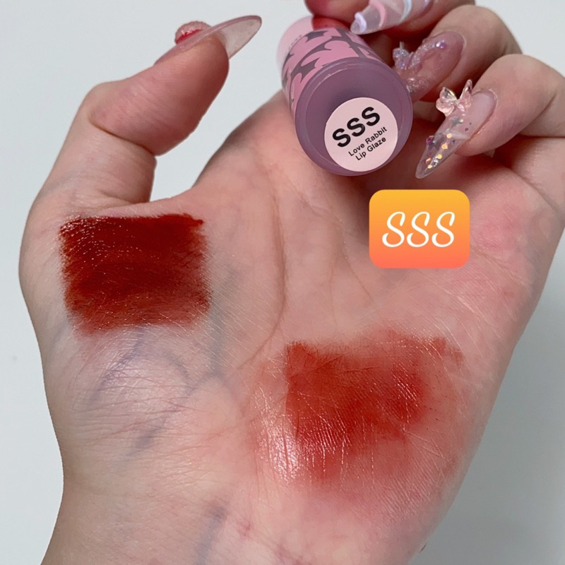 Son Thỏ Hồng trái tim CAPPUVINI tint lì bóng