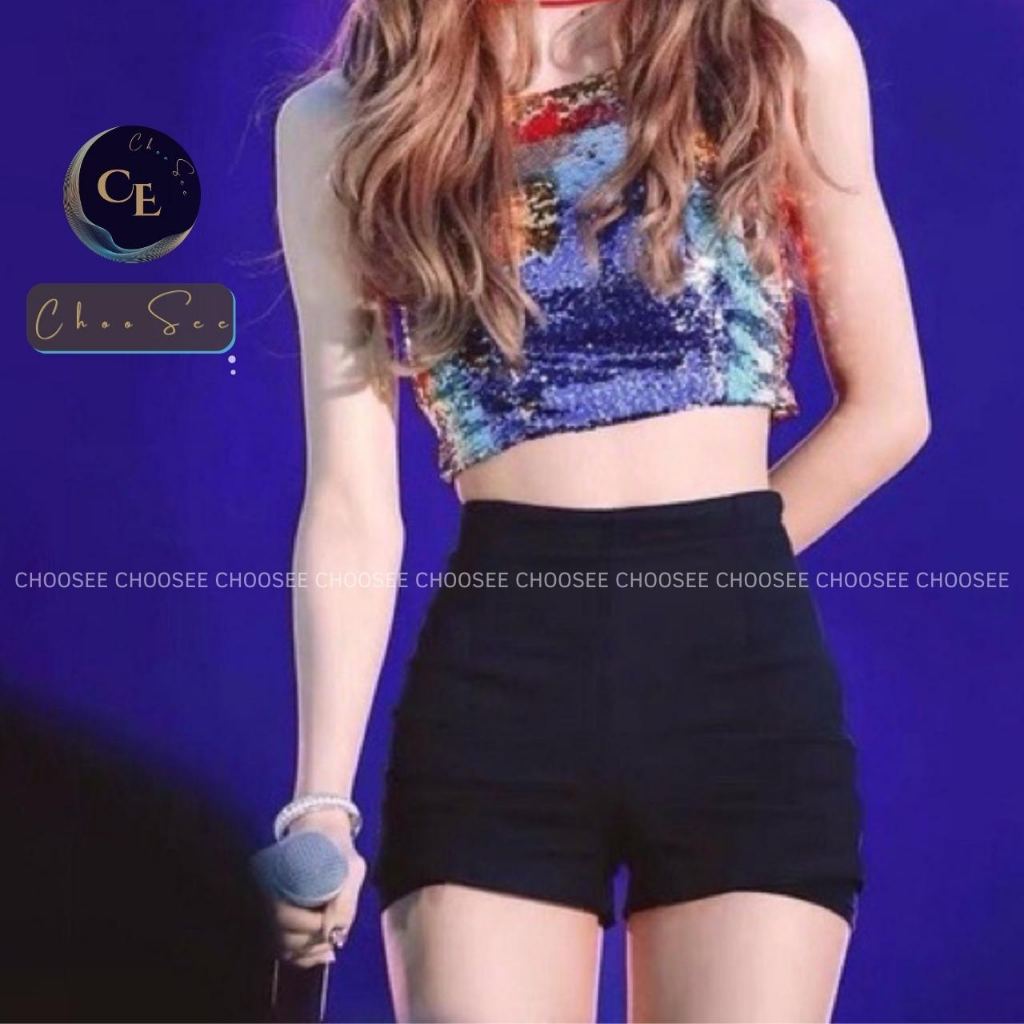 Quần đùi nữ dance cạp cao choosee chất vải cao cấp co giãn tốt khóa sau quần idol kpop nữ trẻ trung năng động CHS222 | BigBuy360 - bigbuy360.vn