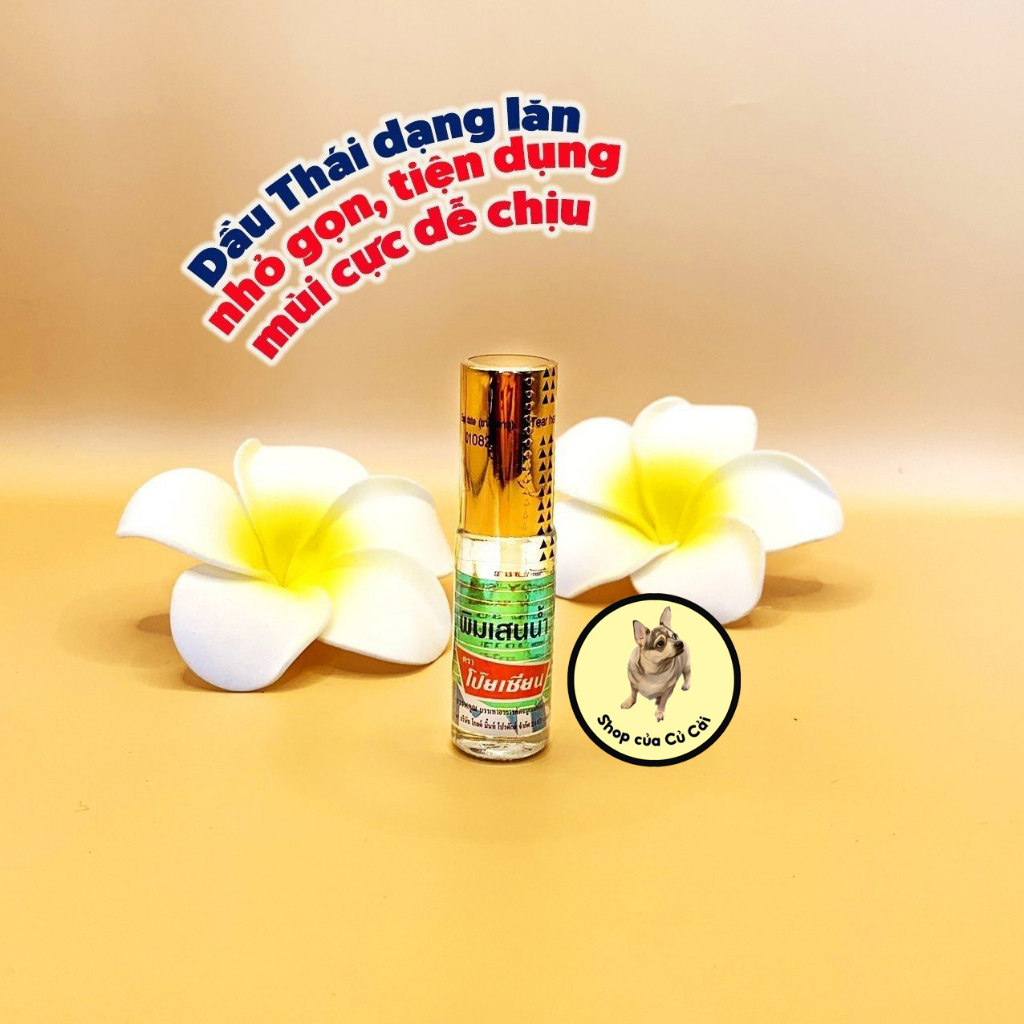 Dầu gió dạng lăn Poy Sion 5ml - Hàng Thái Chuẩn