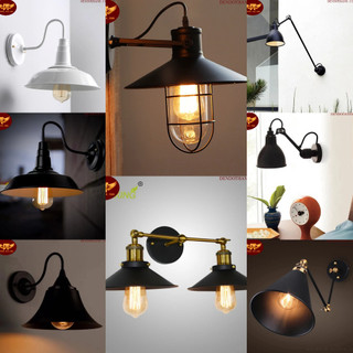 Đèn tường quán ca phê đèn tường vintage màu đèn rọi gắn tường đèn soi tranh deco trang trí phòng DDT