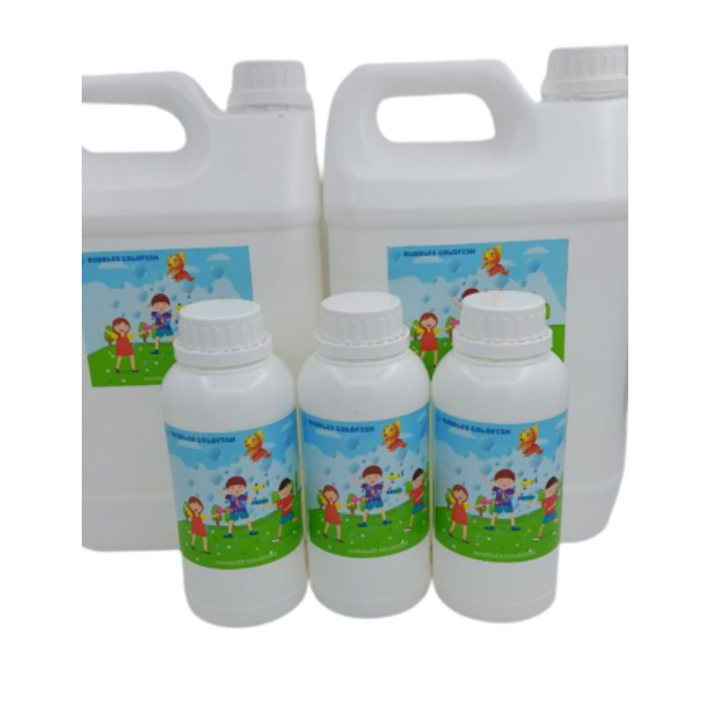 Nước tạo bong bóng sinh học không độc hại an toàn cho bé Hàn Quốc và Bubbles Goldfish bong bóng nhiều dai óng ánh hơn