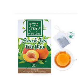 TRÀ ĐÀO TÚI LỌC PHÚC LONG ( 2g x 25 gói )