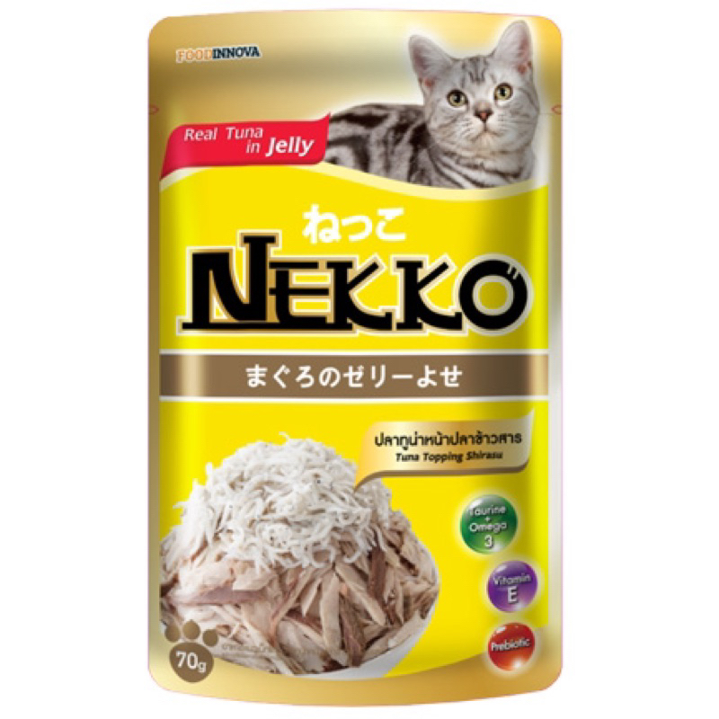 Pate Nekko jelly thức ăn cho mèo - GÓI 70G - Ú Nu Pet Shop