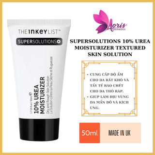 Kem dưỡng dịu da the inkey list super solution dry and rough skin solution 10% urea moisturizer - 50ml