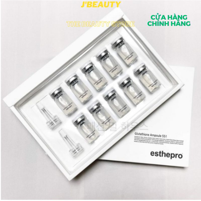Đánh thức vẻ đẹp hoàn hảo với Serum tế Bào Gốc Glutathione Ampoule 551 Esthepro