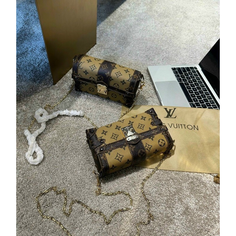 Túi cốp lv hình chữ nhật khoá vuông