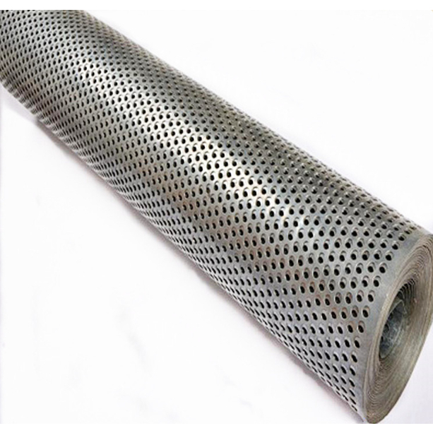 Tôn đột lỗ kẽm tôn kẽm đục lỗ tròn khổ 1m giá tính theo mét tới