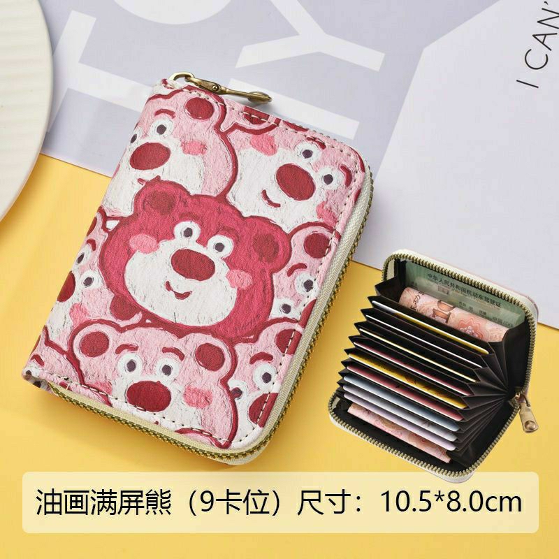 Ví Nữ , bóp nữ gấu dâu cute cầm tay 11  ngăn