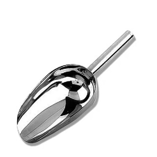 Muôi xúc đá viên inox - xẻng inox xúc đá viên size 22cm