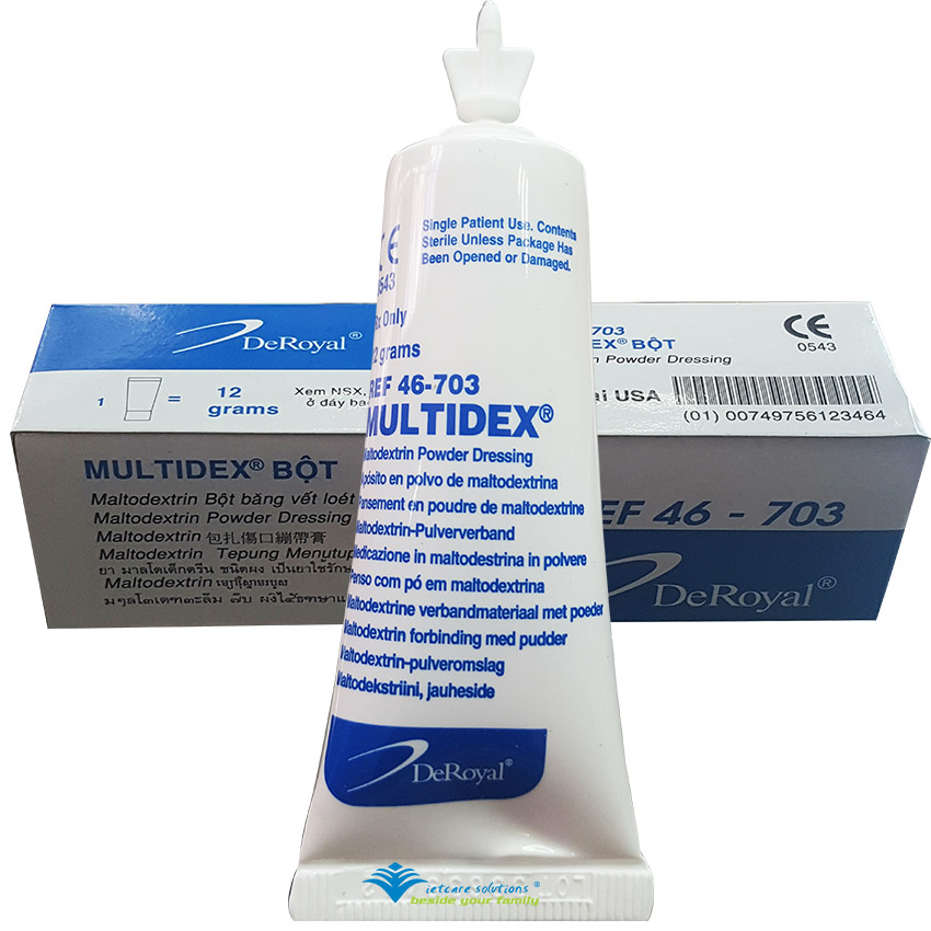Multidex dạng bột, tuýp 45g - 12g