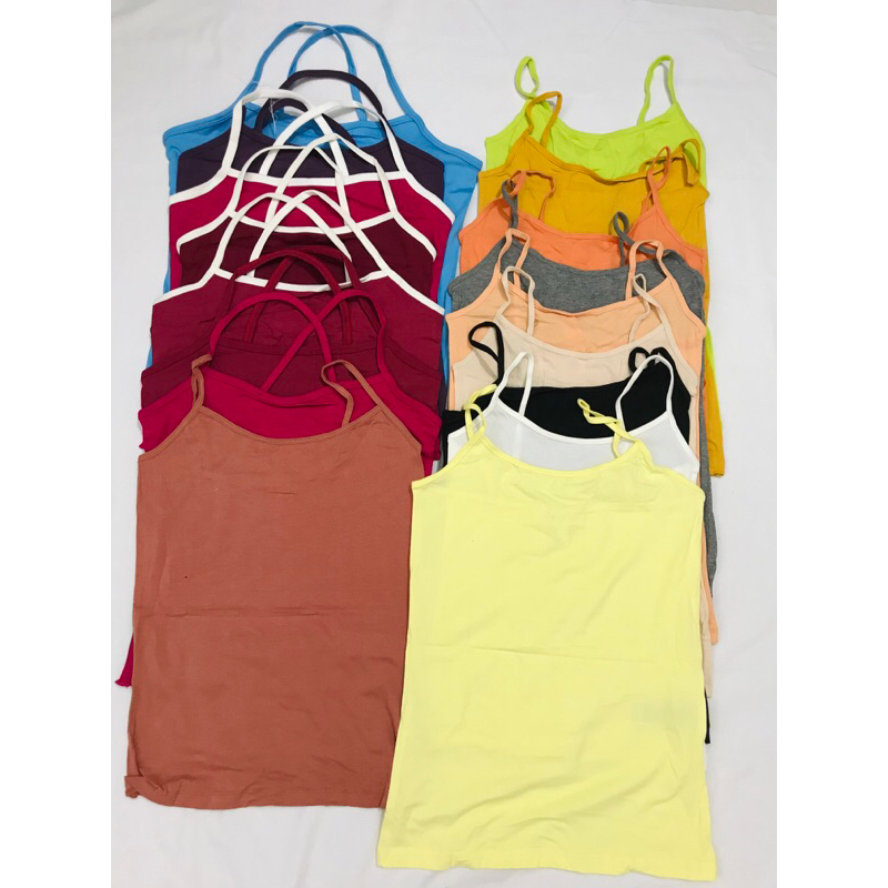 Áo 2 dây F.21, xuất Hàn Sét 3 áo xuất dư xịn sò form dài mix đồ auto đẹp, cotton thoáng mát. Có bigsize
