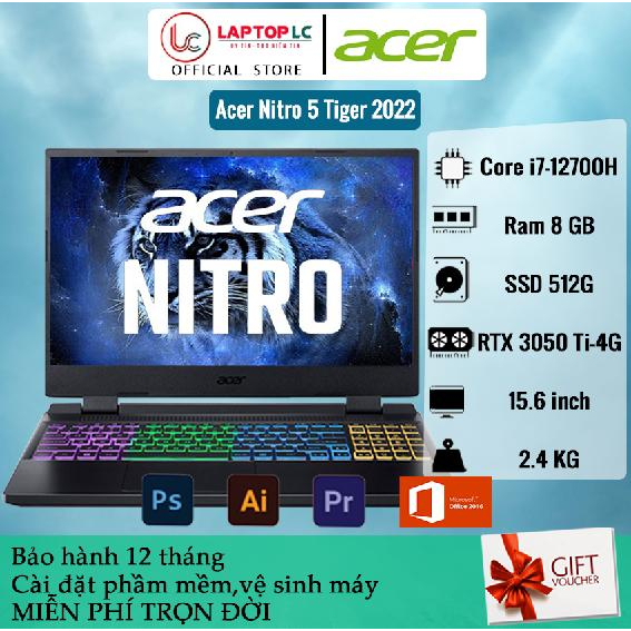 [Máy Mới] Laptop Acer Nitro 5 Tiger 2022(AN515-58)(Core i7–12700H/8GB/SSD 512GB NVMe/NVIDIAGeForce RTX 3050Ti)[Laptoplc] | BigBuy360 - bigbuy360.vn