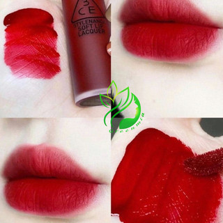 Son 3CE Lacquer Change Mode Đỏ Lạnh Mịn Lì Tôn Da 3CE Soft Lip Lacquer 4ml