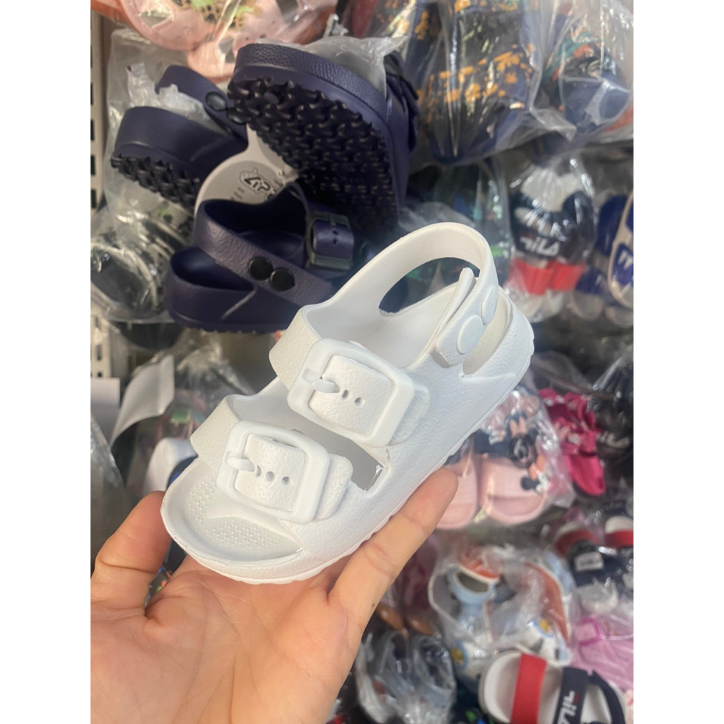 Sandal Quai Đúc Siêu Nhẹ Khuy Bấm Tập Đi cho Bé Hàng QC Siêu HOt size 19-24