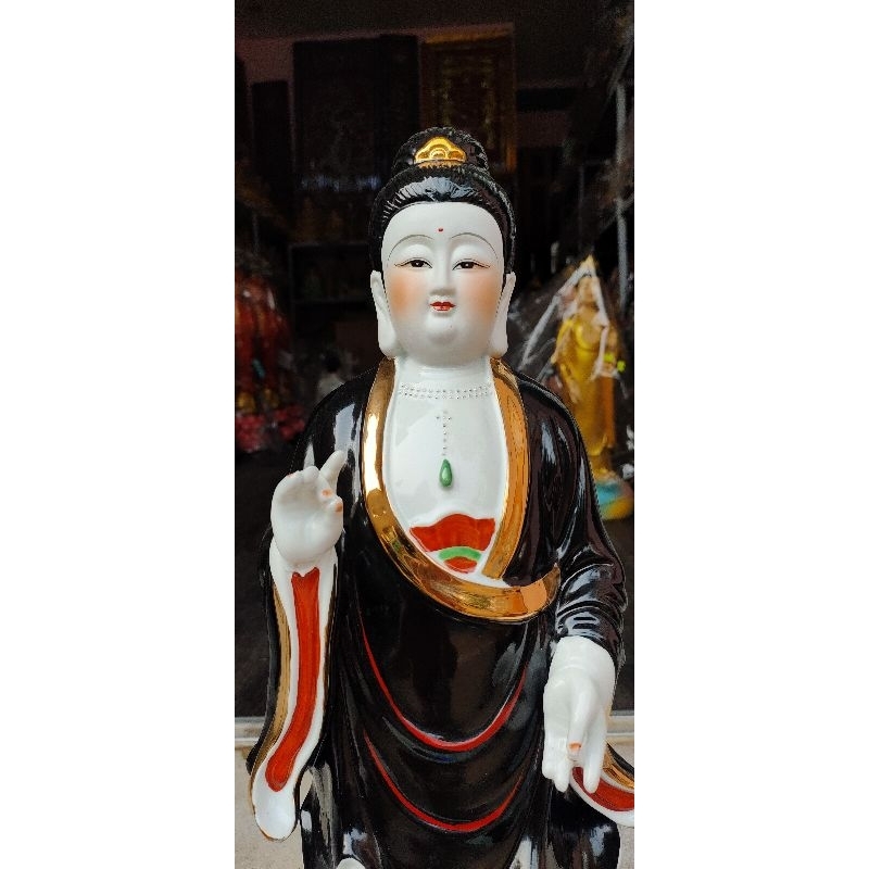 Tượng Đức Diêu Trì địa Mẫu cao 46 cm.