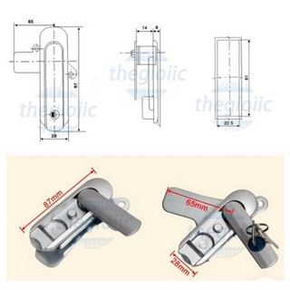 Khóa AB403-1/ Khóa tủ điện AB403-1