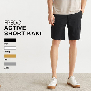 Quần Short Kaki Nam Mềm Mịn, Co Giãn Kết Hợp Với Cạp Chun Thoải Mái FREDO Menswear