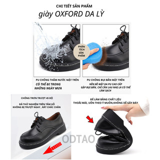 [ freeship - hàng có sẵn ] GIÀY OXFORD DA LÌ