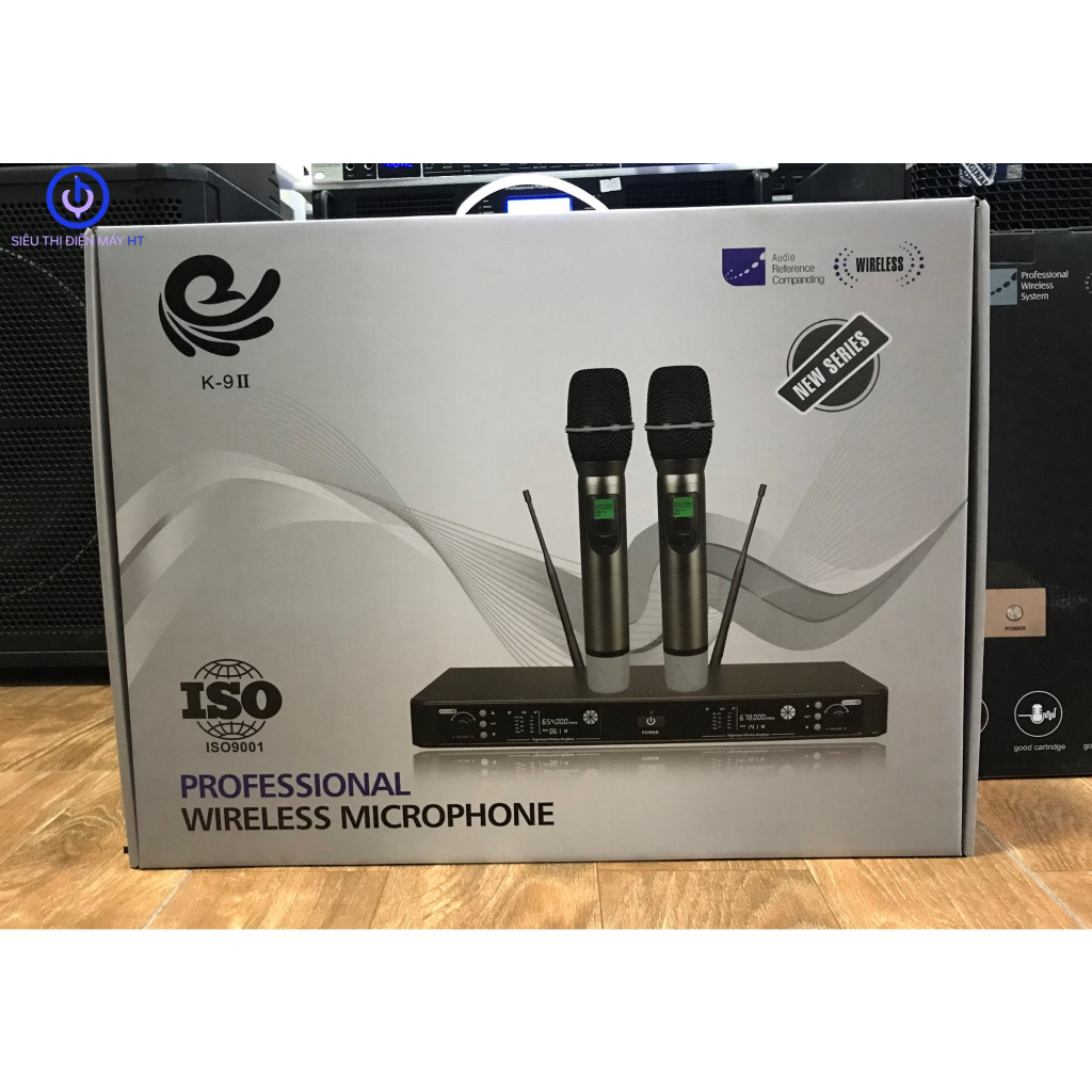 (XẢ KHO GIÁ VỐN) Micro không dây có đầu thu K-II - 2 tay mic rời - Bảo hành 12 tháng